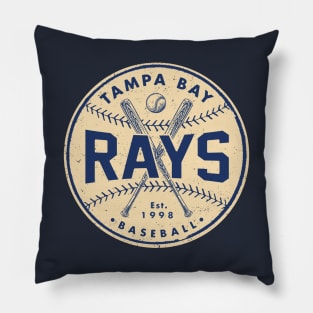 Tampa Bay Rays 2 by Buck Tee Originals Pillow