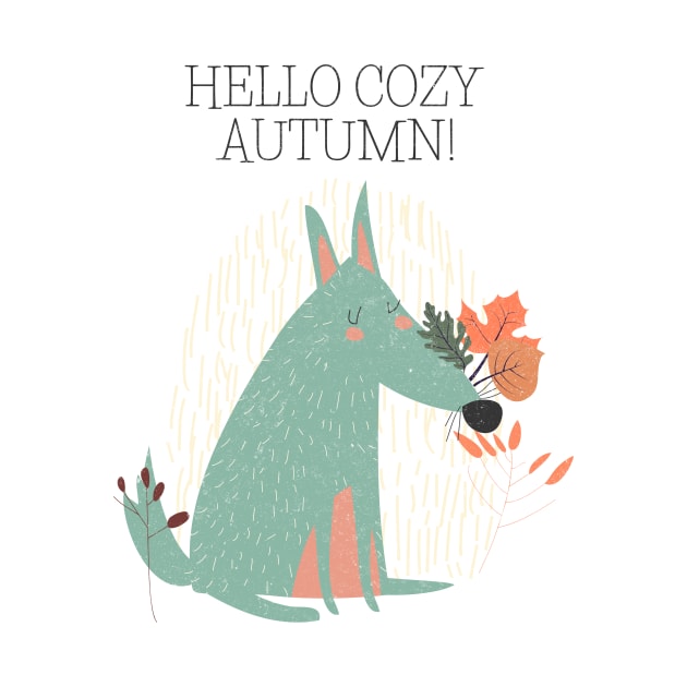 Hello cozy autumn by Biddie Gander Designs