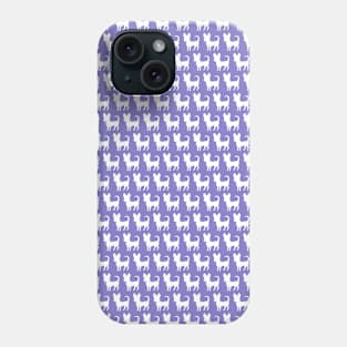 Chihuahua silhouette print (mini) lilac Phone Case