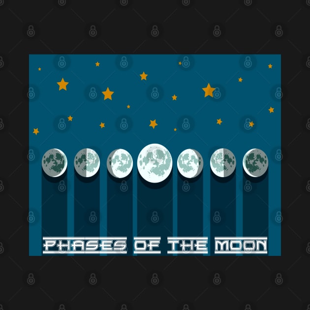 Phases of the Moon by PANGANDOY