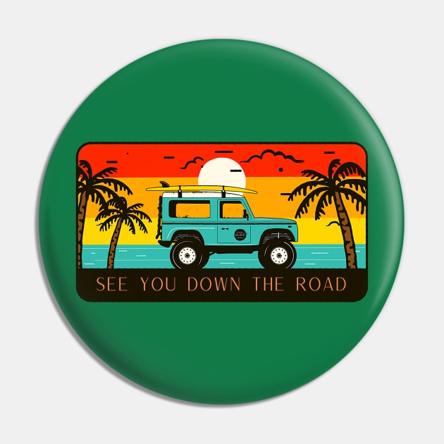 See you Down the Road (jeep at shore during sunset) Pin by PersianFMts