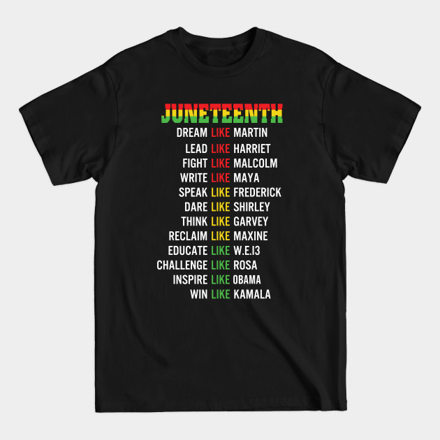 Disover Juneteenth Ancestors Dream like Martin T-shirt - Juneteenth Ancestors Dream Like Martin - T-Shirt