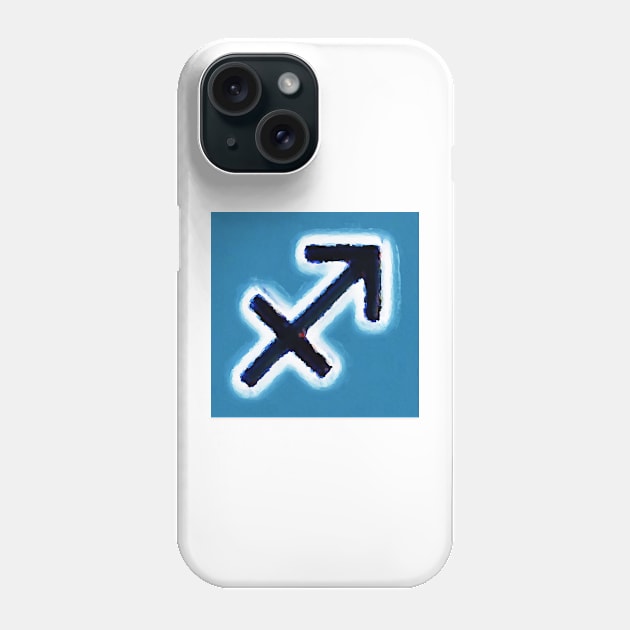 Sagittarius Symbol Phone Case by m2inspiration