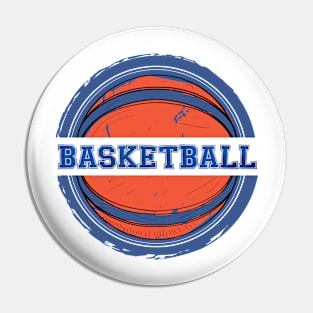 I love Basketball Pin