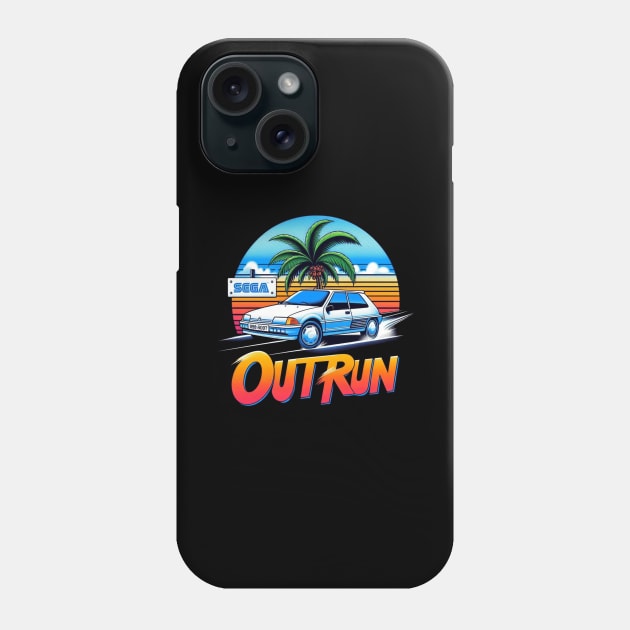 Sega Out Run Citroen Saxo Phone Case by 2Divided