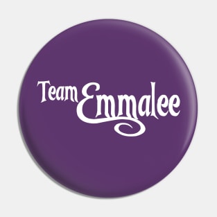 Team Emmalee logo in White Pin