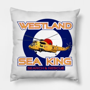 Westland Sea King Search and rescue helicopter in RAF roundel, Pillow