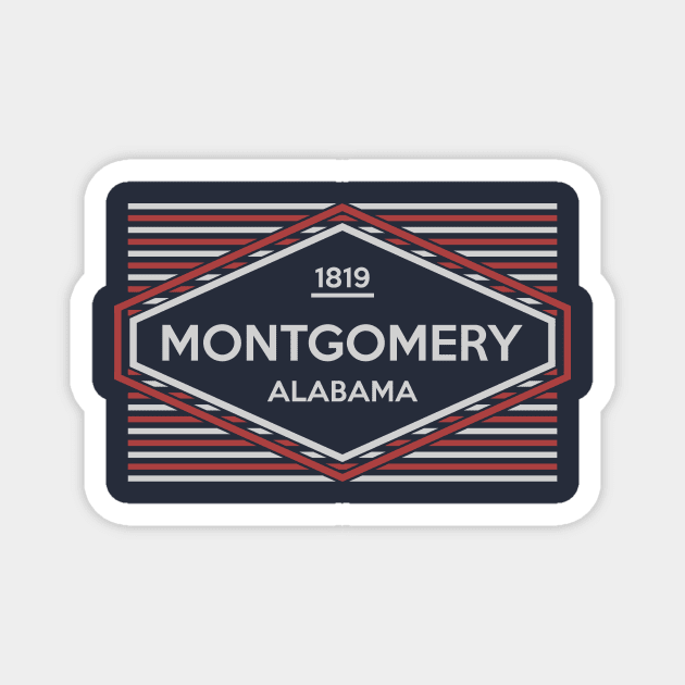 Montgomery Alabama Magnet by RAADesigns