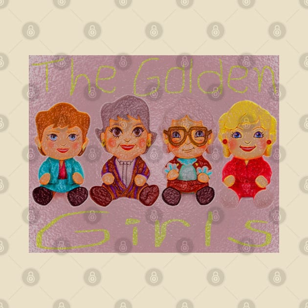 Golden Girls Cartoon by Mysimplicity.art