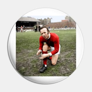 Nobby Stiles United legend Pin