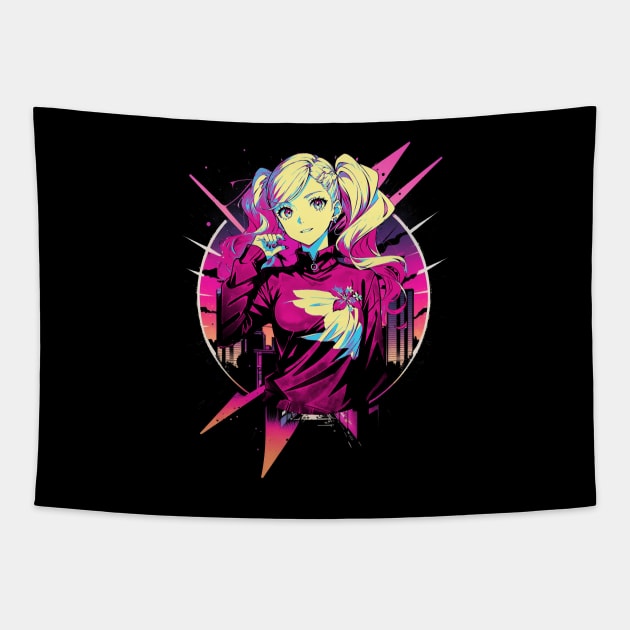 Personas 5's Velvet Attendants Anime Shirts for Velvet Room Fans Tapestry by Infinity Painting