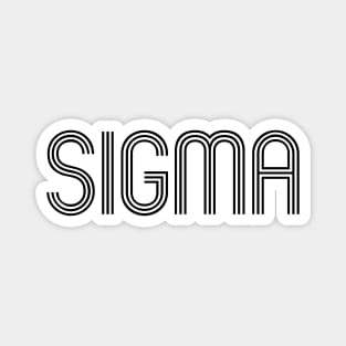 Unleash Your Style with Sigma: A Timeless Symbol of Elegance Magnet