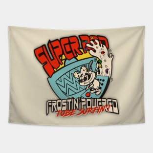 SUPER RAD FROSTIN' POWERED TUBE SURFIN' Tapestry