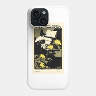 Albert Morris Bagby's New Novel Miss Traumerei Vintage Advertisement Maitres De L' Affiche Collection Phone Case