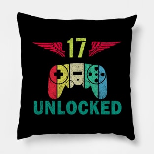 Level 17 Unlocked Awesome Since 2003 - Gamers lovers Pillow