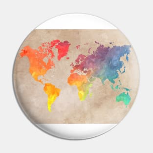 The colors of world map #map Pin