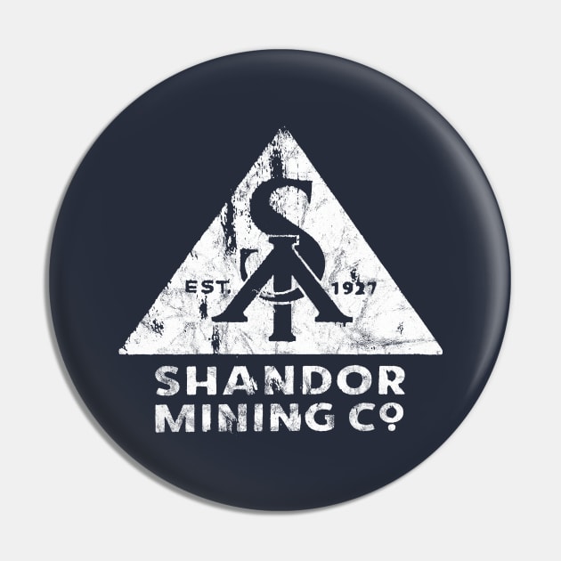 Shandor Mining Co. (White) Pin by BGSchoolcraft