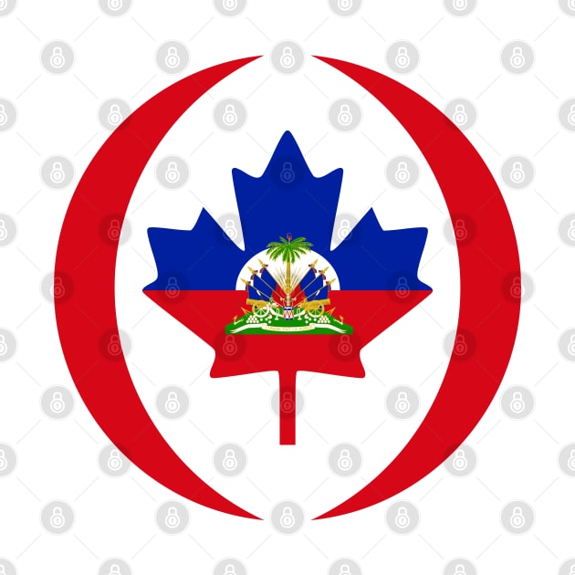 Canadian Haitian Multinational Patriot Flag Series by Village Values