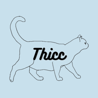 Thicc Bois Simple Print T-Shirt