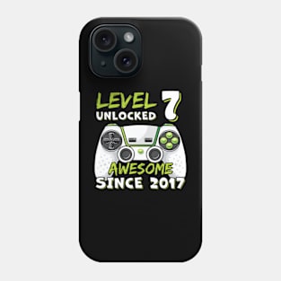 Seven 7Th Birthday Decoration Boy 7Yr 7 Year Old Birthday Phone Case