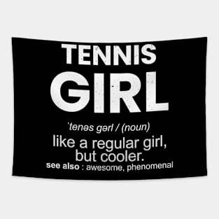 tennis girl Tapestry