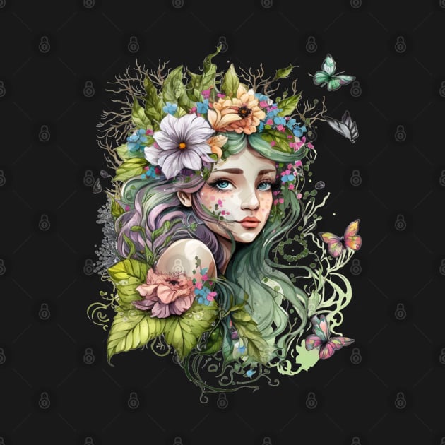 Watercolor Fairy #4 by Chromatic Fusion Studio