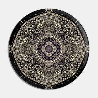 Mandala 01 (Dark Edition) Pin