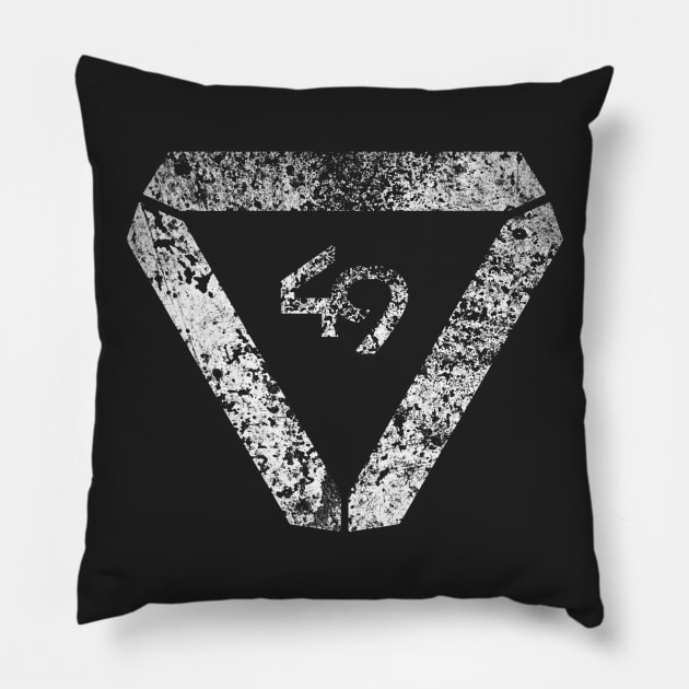 Oblivion Tech 49 Pillow by L. Marco Miranda