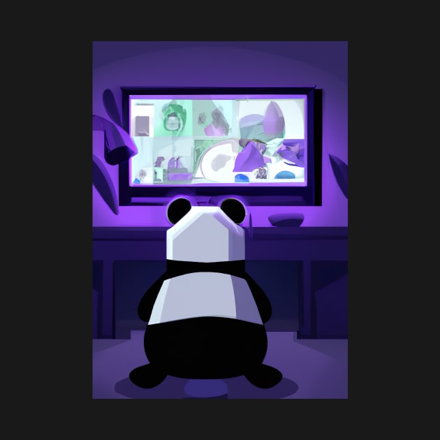 Gaming Panda by maxcode