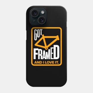 Got Framed Funny Bicycle Design Phone Case