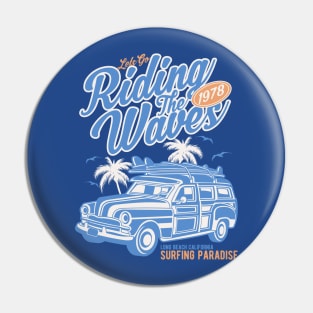 Surfing Paradise Pin