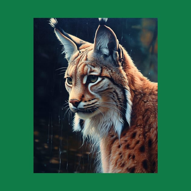 Oil Paint Hyperrealism: Amazing Zoo Lynx by ABART BY ALEXST 