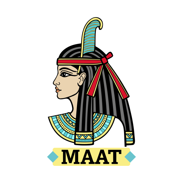 Maat, World History Encyclopedia,  Maat - the balance of the world, by Cairo Design