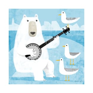 Polar Bear on Banjo! T-Shirt