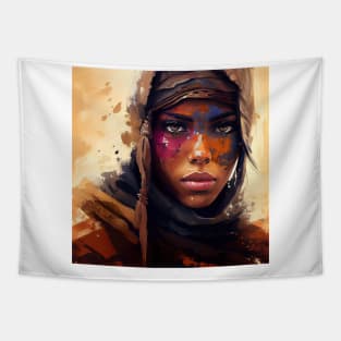 Powerful Tuareg Woman #2 Tapestry