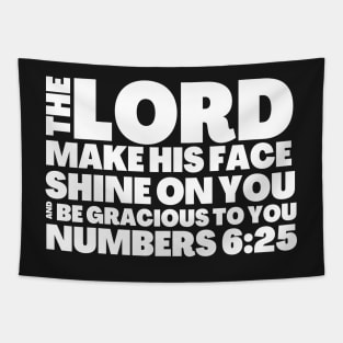 Numbers 6-25 Lord Be Gracious To You Tapestry