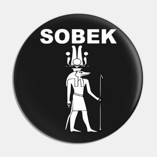 Sobek Ancient Egyptian God Pin