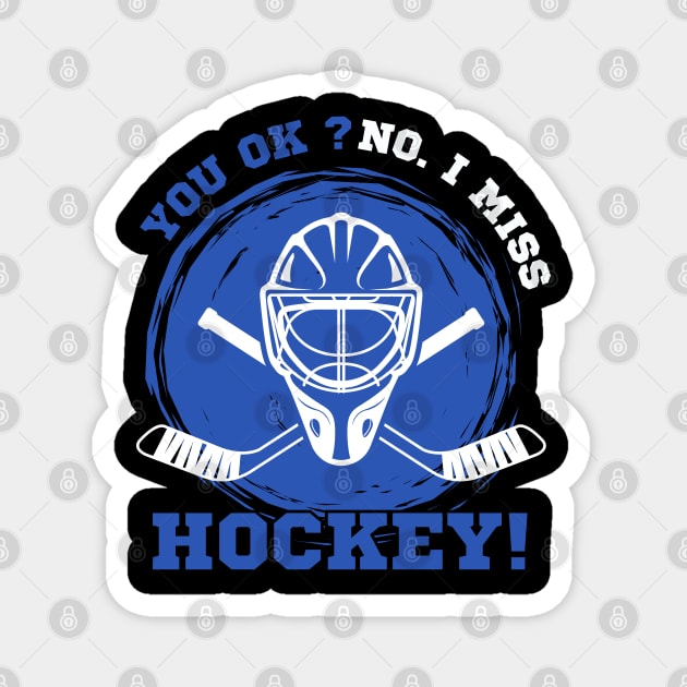 Hockey Magnet by hippohost