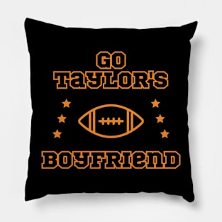 Go Taylor's Boyfriend Football Fan 87 Pillow