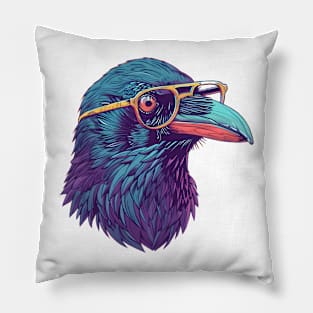 Specs & Squawks: The Brainy Bird Pillow