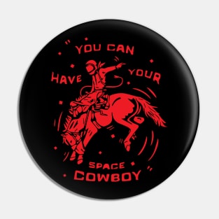 Space Cowboy Pin