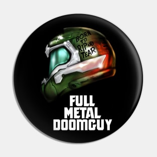 Full Metal Doomguy Pin