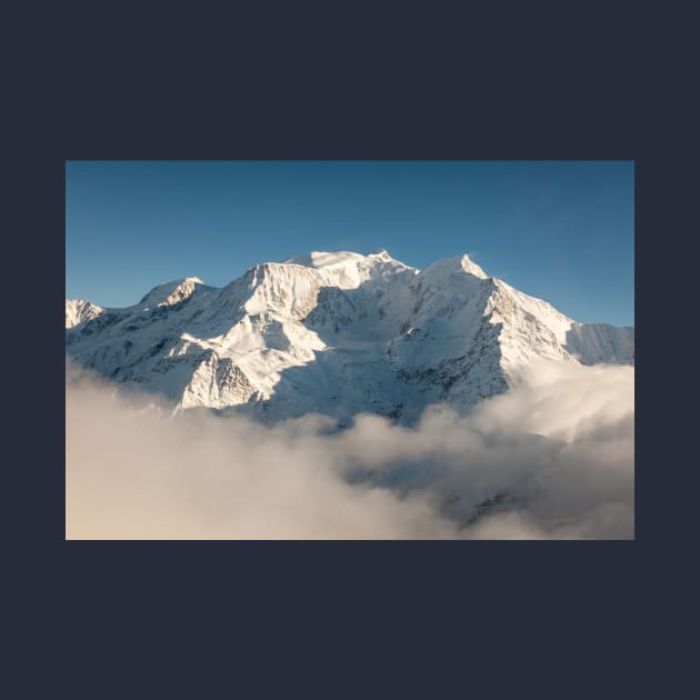 Snow Covered Mont Blanc in Winter by mcdonojj