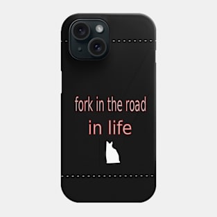 Fork in the road Phone Case