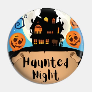 Haunted night Pin