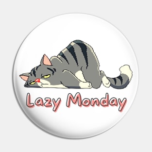 lazy monday cat Pin