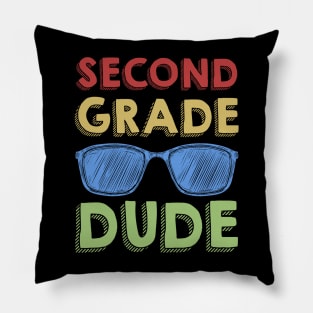 2nd Grade Dude Back To School First Day Of 2nd Grade Pillow