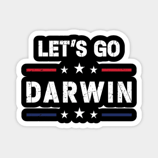 Lets Go Darwin Magnet