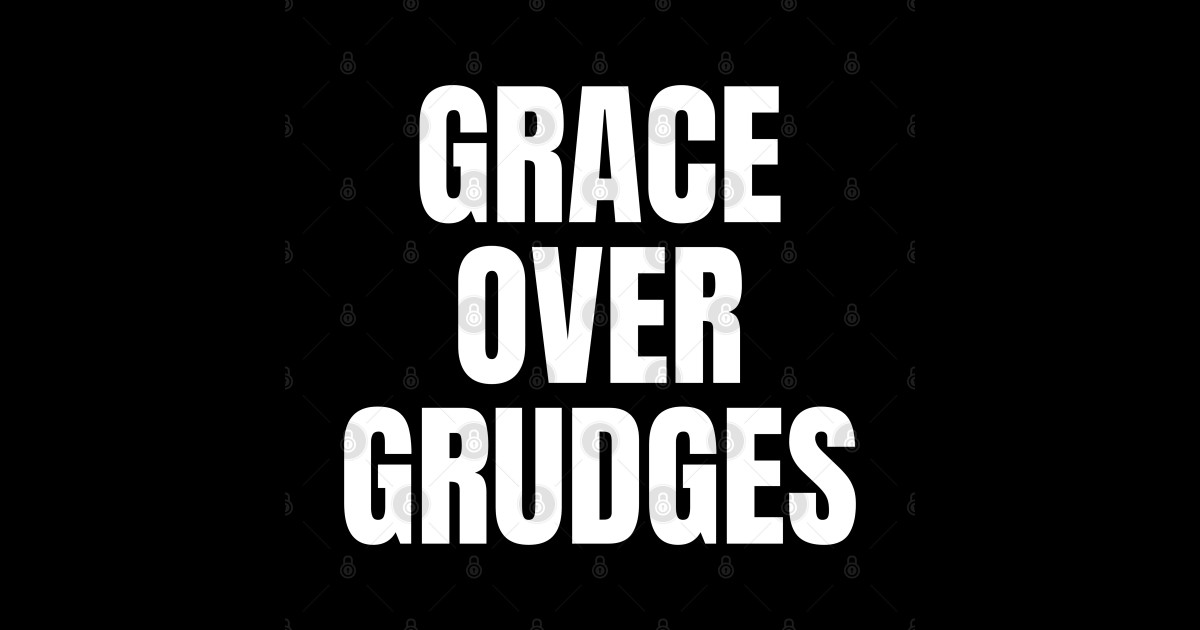 Grace Over Grudges Christian Quotes Grace Over Grace Sticker