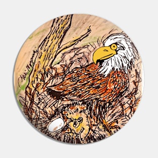 Bird of prey Bald eagle Pin